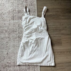 Abercrombie & Fitch White Linen Mini Dress